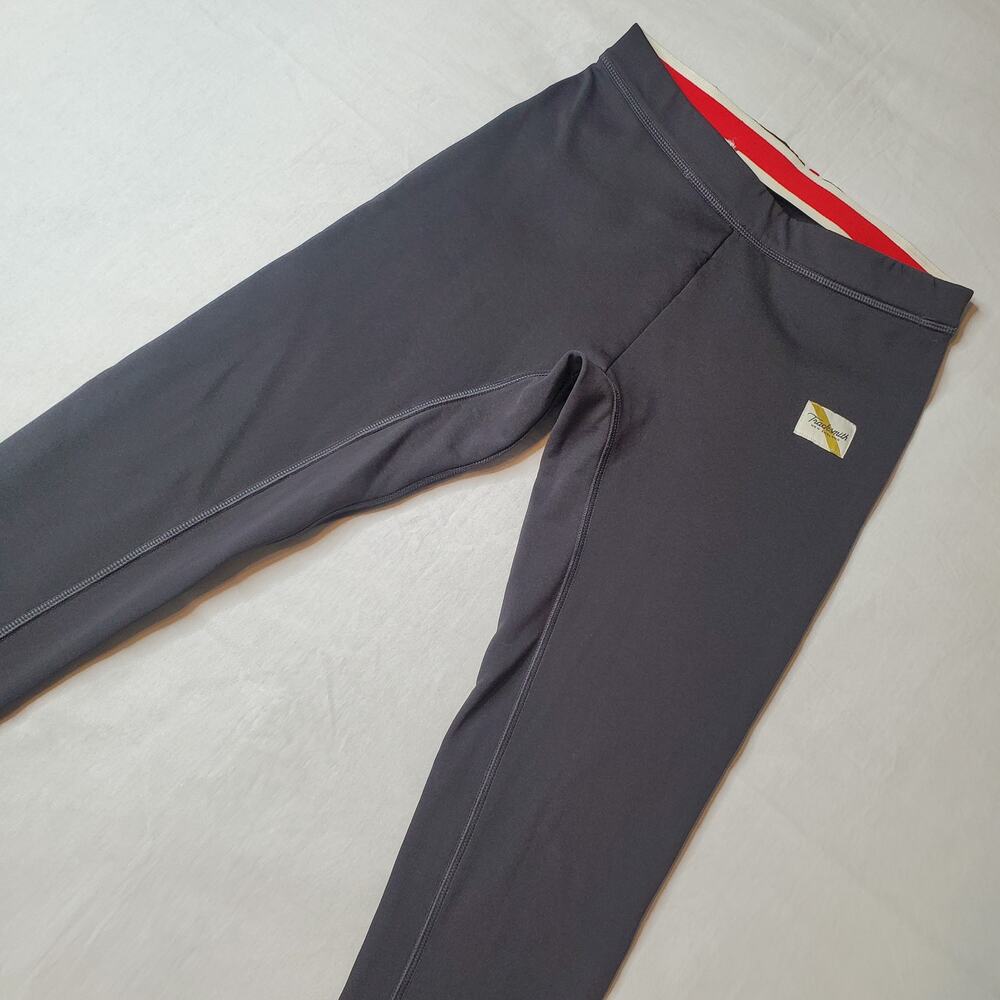 Tracksmith Women's Size S Turnover Tights Charcoal Gray